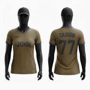 เสื้อฮอกกี้ชาย 160 GSM แห้งเร็ว 100% โพลีเอสเตอร์ถัก สีเหลืองนีออน เทา ลายกราฟิก พิมพ์ลายแบบรีดร้อน แขนสั้น - Product Image 4