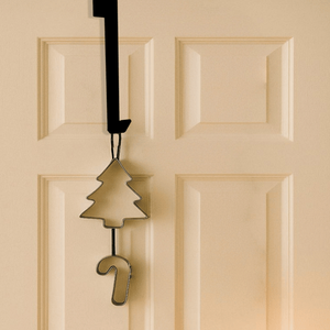 CIFbuy Gothic Halloween Door Wreath <b>Hanger</b> for Home Office Wall Decor for Temu Pick up Service Christmas <b>Stockings</b> Included - Product Image 2