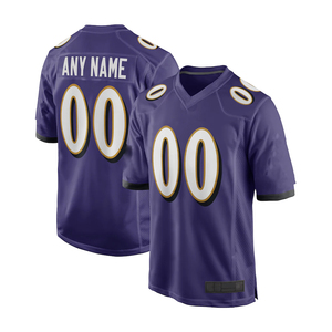 Hot Selling OEM Service <b>Cheap</b> Price Breathable Short Sleeve American Football Jersey 100% Polyester Lightweight Custom Team Name - Product Image 1