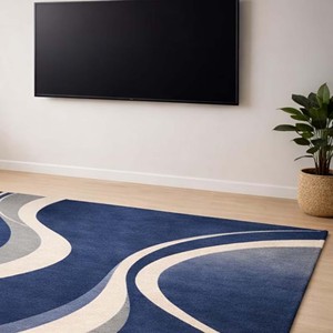 Abstract Rug Wool Rug Modern Luxury Hand Tufted Area Rug Designer Rug Luxury Home Carpet for Living Room Bed Room Home Decor - Product Image 4