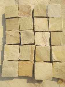 Adoquines de Piedra Arenisca Gris Kota, Cortados a Mano, Ecológicos, Modernos, Duraderos, de Forma Cuadrada, para Pavimentación, Jardinería y Diseño de Jardines - Product Image 3