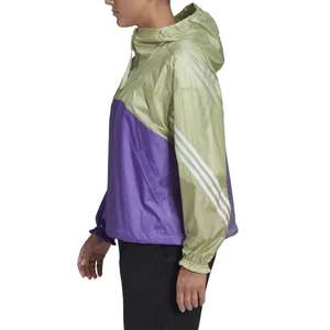 Veste coupe-vent légère pour femme, color block, à capuche et demi-zip, style sport, rétro, pour activités de plein air, course et entraînement - Product Image 5