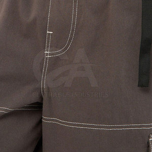 Pantalon streetwear à devant plat pour homme, pantalon décontracté à devant plat avec poches cargo, coupe décontractée - Product Image 5