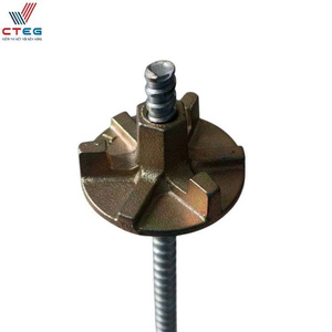 Varilla Roscada Cuadrada de Alta Resistencia Industrial, Tamaño Personalizado, con Tuerca de Mariposa para Uso en Encofrados de Hormigón - Product Image 1