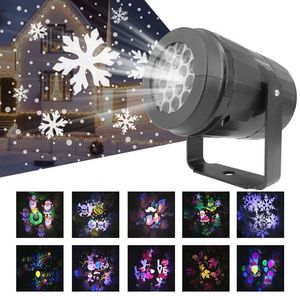 Led Christmas <b>Light</b> <b>Projector</b> Snowflake Pattern Outdoor Indoor Holiday Decor - Product Image 1