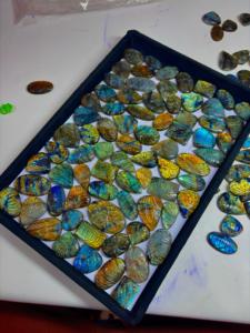 Super Quality Natural Labradorite Carving Cabochon Loose Gemstone Available Mix Shape and Size Gemstone for Use Jewelry Making - Product Image 1