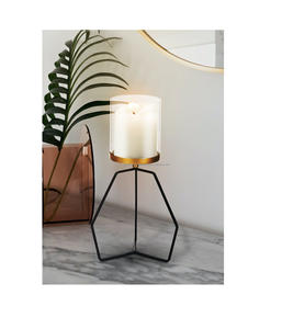 Lámpara de vela de cristal y Metal grande para interiores, centro de mesa de boda, decoración de Navidad, último diseño - Product Image 5