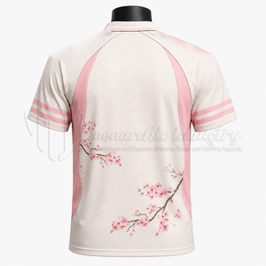 Camiseta de Fútbol Personalizada 100% Poliéster Rosa Blanco Sublimación Secado Rápido Transpirable Unisex Manga Corta Ropa Deportiva OEM ODM - Product Image 2