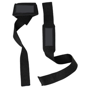 Sangles de poignet personnalisées en coton/nylon pour haltérophilie – Support de préhension réglable et durable pour levées de terre, tractions et entraînement de force - Product Image 4