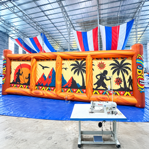 Laberinto Inflable de PVC Naranja, Circuito de Obstáculos Oxford para Niños, Juego Interactivo para Fiestas, para Niños de 3 Años, Parque Infantil Portátil para Interiores/Exteriores - Product Image 5