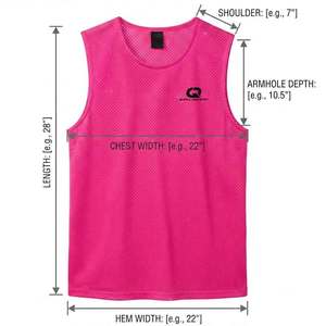 High Quality Summer Breathable Mesh Soccer <b>Training</b> <b>Bibs</b> for Unisex Adults Suitable for Indoor/Outdoor Sports - Product Image 4