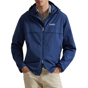 Veste à capuche Glenmoor personnalisée de qualité supérieure, coupe-vent léger pour homme, vêtements techniques de luxe OEM ODM, veste de mode printemps - Product Image 1