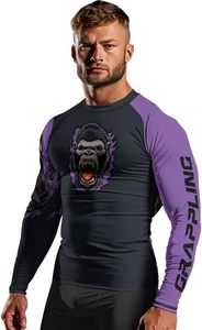 Camiseta de Compresión para Jiu Jitsu BJJ con Logotipo Personalizado, Transpirable, Unisex, para MMA, con Estampado por Transferencia de Calor, Mangas Largas - Product Image 4