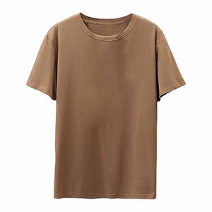 เสื้อยืดผู้ชายคุณภาพสูง แขนสั้น ผ้าฝ้าย ทรงหลวม สวมใส่สบาย ระบายอากาศได้ดี ไม่ยับ พร้อมลายพิมพ์ตามสั่ง - Product Image 1