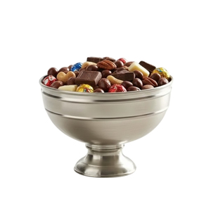 Bol de service moderne en acier inoxydable martelé, centre de table décoratif, plat à fruits et bonbons en métal, best-seller à prix compétitif - Product Image 4