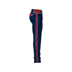 Custom Baseball <b>Pants</b> with Reinforced Knees Breathable Polyester Fabric for Professional Games Practice and Training - Product Image 3
