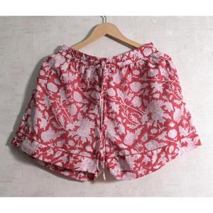 Women Floral Printed Cotton Pajama Set Short Sleeve Turn-down Collar <b>Button</b> Fly Casual Summer Sleepwear - Product Image 2