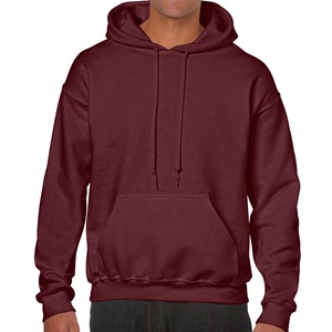 New Style 100% Cotton Knitted Lined Eco-Friendly Breathable <b>Pullover</b> Warm Wholesale <b>Men</b> Custom Printing Embroidery Hoodies - Product Image 2