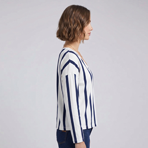 T-shirt imprimé à col en V pour femme, motif personnalisé, manches courtes, haut décontracté d'été - Product Image 3