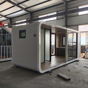Casa Contenedor Modular Prefabricada Portátil para Exteriores, Estructura de Acero de 20 pies/40 pies, Tipo Invernadero/Cabaña, Ideal para Hoteles - Product Image 6