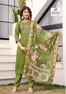 Traje Kurti Étnico de Diseñador para Mujer, Atuendo Tradicional y Elegante para Fiestas, Bodas y Oficina, Corte Elegante - Product Image 2