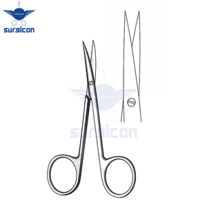 Ciseaux chirurgicaux Iris-Kilner 11,5 cm (4½ pouces) en acier inoxydable, droits, tranchants, réutilisables, pour la chirurgie plastique - Product Image 2