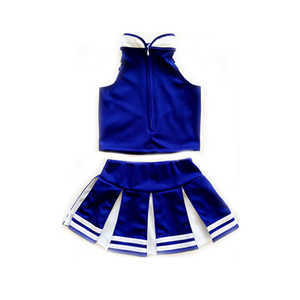 Tenues d'entraînement de cheerleading unisexes personnalisées en gros, imprimées par transfert thermique, 100 % polyester, uniformes d'entraînement, service OEM - Product Image 2