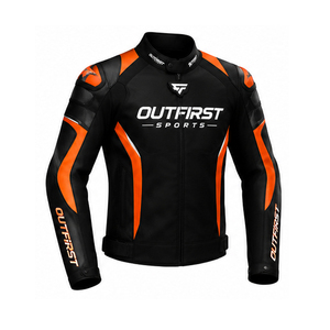 เสื้อแจ็คเก็ตหนังสำหรับขี่มอเตอร์ไซค์แบบกันน้ำสำหรับฤดูหนาว ดีไซน์แขนยาว ป้องกันรังสียูวี สำหรับการแข่งรถแบบกำหนดเอง - Product Image 3