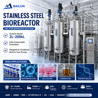 Bioreacteur 1500L en acier inoxydable à commande numérique automatique avec pompe et moteur pour laboratoire de recherche biotechnologique