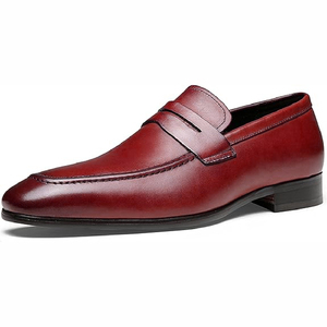Chaussures Oxford décontractées pour hommes les plus vendues, en cuir véritable souple, à lacets et bout pointu, idéales pour le bureau et les occasions professionnelles, personnalisables - Product Image 4