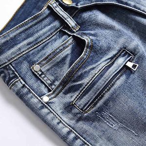 Nouveauté été : Short en jean stretch décontracté pour homme – Bleu et noir – Style streetwear tendance - Product Image 4