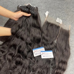 Extensiones de Cabello Ondulado Natural de Moda, 100% Cabello Vietnamita, Paquetes de Cabello con Puntas Gruesas y Acabado de Alta Gama, Gran Stock Disponible - Product Image 1