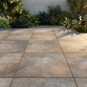 Realgres-Baldosas de porcelana de cuerpo completo, granito rústico, 60x60, color marrón del Caribe, para exteriores, jardín, Patio, cemento - Product Image 1