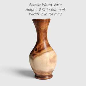 Vases à fleurs en bois faits à la main en gros pour hôtels, restaurants, décoration de mariage, boutiques de cadeaux et designers d'intérieur par AALIYAN IMPEX - Product Image 3