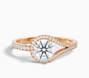 Round Cut Moissanite <b>Ring</b> <b>925</b> Sterling <b>Silver</b> Yellow Gold Plated Classic Engagement <b>Ring</b> Dainty Minimalist Promise <b>Ring</b> - Product Image 1