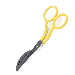 Ciseaux à bec de canard noirs de 6 po pour tapis, avec extrémité de travail de 2 po, pour la réparation, instrument médical, excellente qualité - Product Image 2