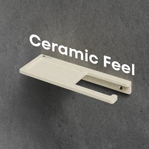 Boîte à mouchoirs minimaliste pour salle de bain avec support mural en acier inoxydable et plateau supérieur pour téléphone, idéale pour les hôtels haut de gamme et les boutiques. - Product Image 3