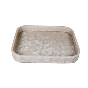 High Quality Polished Eco-Friendly Resin Serving Plate for Party Use - Product Image 5