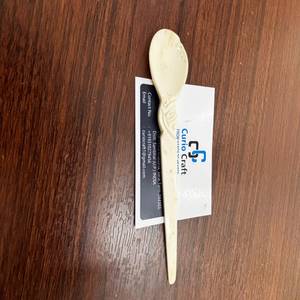 Ensemble de couverts en os de buffle naturel faits à la main, vente en gros, cuillère de service en os de buffle de qualité supérieure, ustensiles de cuisine naturels par Curio Craft - Product Image 5