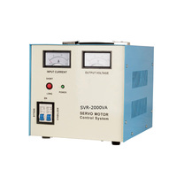 Stabilisateur de tension automatique monophasé AVR à bon prix, 2KVA à 10KVA, commande par servomoteur pour usage domestique 220CV AC