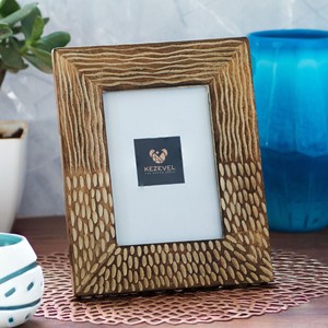 Mango Wood Photo <b>Frame</b> 5x7 Natural <b>White</b> Wash Minimalist Wholesale - Product Image 3