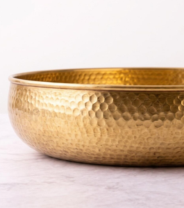 Moderno Tazón de Metal de Aluminio Martillado Personalizado para Navidad y Bodas, Bandeja para Potpourri, Decoración del Hogar, Artículo para Regalo - Product Image 4