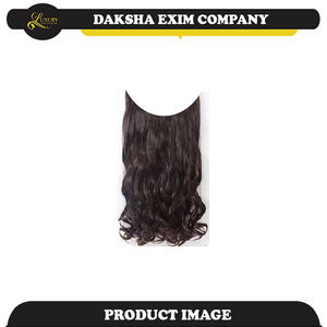 Usine indienne directe de faisceaux de cheveux humains de temple indien bruts non transformés Machine Double trame cheveux de vague de corps Extensions de cheveux humains - Product Image 3