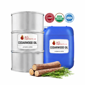 Huile Essentielle Pure de Cèdre Certifiée GMP AG Organica Juniperus Ashei Distillation à la Vapeur Qualité Aromathérapie pour le Corps - Product Image 2