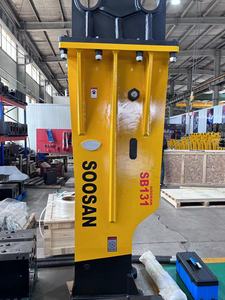 Marteau hydraulique de brise-roche de démolition d'excavatrice de Soosan SB131 à vendre - Product Image 4