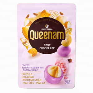 Dragées de chocolat HALAL 75G en gros, très demandées, enrobées de chocolat rose, amandes, noix de cajou, noix de macadamia, service OEM/ODM - Product Image 1