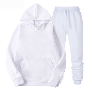 Conjunto de Sudadera con Capucha y Pantalones Deportivos Casuales y Cómodos para Hombre, Conjunto de Dos Piezas a la Moda - Product Image 1