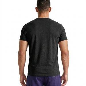 <b>Men</b> Classic Plain <b>Black</b> T <b>Shirt</b> Ultra Soft Cotton Breathable Lightweight Short Sleeve Crew Neck Casual Everyday <b>Slim</b> <b>Fit</b> Summer - Product Image 2