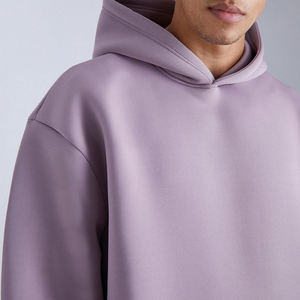 New Winter Eco-Friendly Printed Casual Fleece Men's Zipper Hooded Lined Tracksuit Sets with Long Sleeve Plain Dyed 380g - Product Image 4