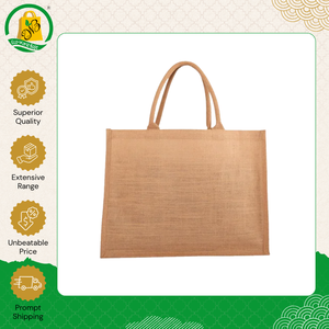 Indian Supplier Selling High Quality Reusable Waterproof Jute Tote Grocery <b>Bag</b> <b>Foldable</b> Geometric Promotional Shopping Tote <b>Bags</b> - Product Image 4